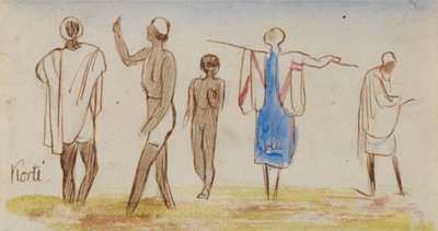 Korti door Edward Lear